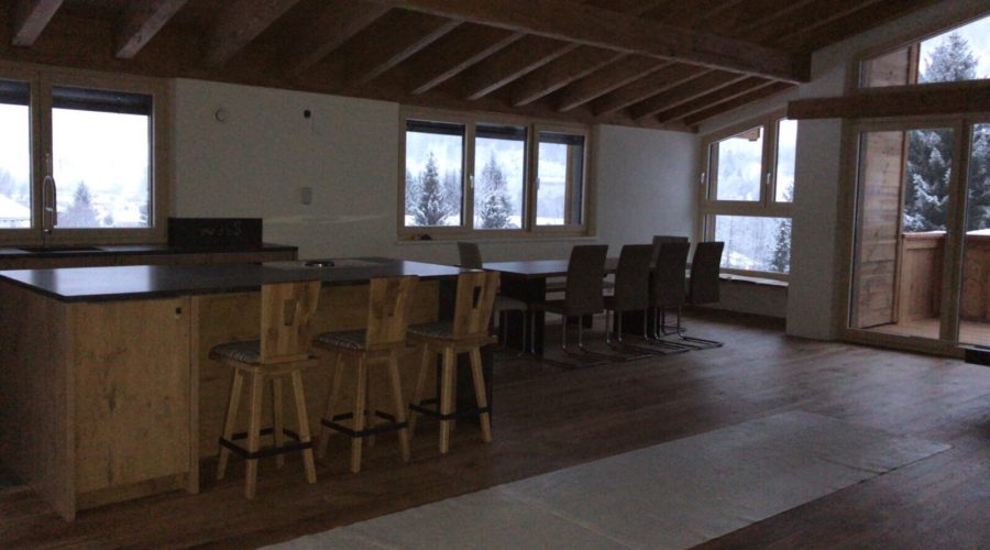 Level 3/Upper Chalet Kitchen + Dining Area